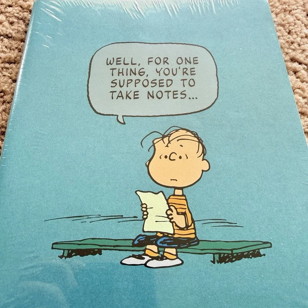 Moleskine Peanuts Limited Edition Journal Linus Take Notes Ruled Large Sealed